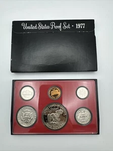 1977-S US Mint Proof Set 6 Coin Set OGP Original Government Packaging - Picture 1 of 6