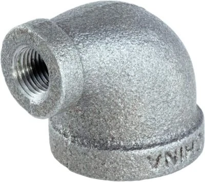 3" x 2-1/2" Galvanized Malleable Reducing 90 Degree Elbow for 150 LB (PCS  of 4) - Image 1 of 4