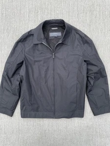Perry Ellis Men’s Black Full Zip Lightweight Jacket Size Large - Picture 1 of 6