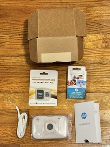New Sealed HP Sprocket 2-in-1 Portable Photo Printer & Camera Bundle w/ Paper - Picture 1 of 15