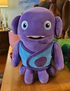 2015 Dreamworks Home 8” OH BOO PLUSH Stuffed Purple Blue Alien Movie - Picture 1 of 2
