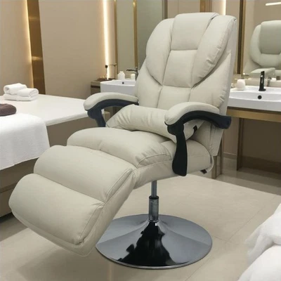 Silla de salón mesa de spa mesa de masaje facial de presión de aire blanca giratoria de 360 grados Foto 1 de 4