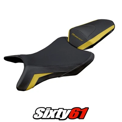 Funda de asiento Honda CB 1000 Hornet 2025 Tappezzeria Comfort dorado negro Foto 1 de 4