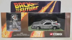 Corgi CC05501 Back To The Future Delorean Time Machine with Doc Brown Figure - Picture 1 of 4