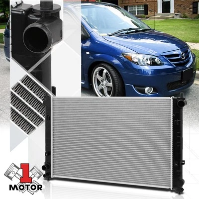 Repuesto radiador de refrigeración de aluminio OE para 02-06 Mazda MPV AT Autp dpi-2456 Foto 1 de 4