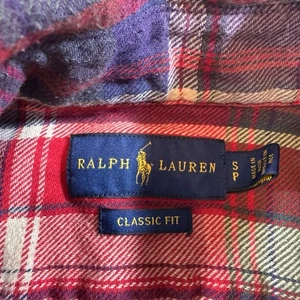 Polo Ralph Lauren Herrenhemd klein kariert rot Knopfleiste - Bild 1 von 6