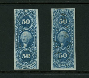 USA Scott # R60A R62A VF Used Probate of Will BOB Revenue US Stamp Cat $61 - Picture 1 of 2