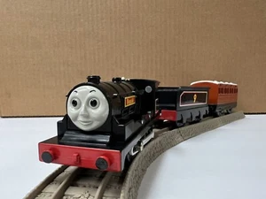 Thomas & Friends TOMY Trackmaster Plarail Donald 1998 w/ Custom TV Missing Coach - Picture 1 of 11