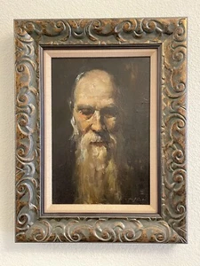 Australischer Künstler George James Coates Original Ölgemälde "The Patriarch" - Bild 1 von 10