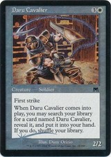4X Daru Cavalier - Foil New MTG Onslaught Magic