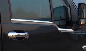 Chrom Seite Fenster Rand Schwelle Set Abdeckungen Zu Für Ford transit connect ( - Picture 1 of 6