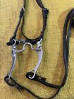 Complete Leather Western Bridle Rig  Cutting Bit Reins Used Horse Tack Lot