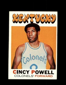 1971 CINCY POWELL TOPPS #207 COLONELS *7898