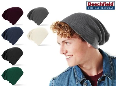 CAPPELLO UOMO DONNA INVERNALE A COSTINE LUNGO BERRETTO AUTUNNO BEANIE BEECHFIELD - Image 1 of 2