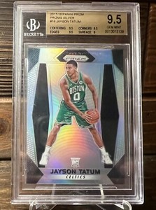 2017-2018 Panini Prizm SILVER Prizm #16 Jayson Tatum (RC). BGS 9.5 GEM MINT 🔥