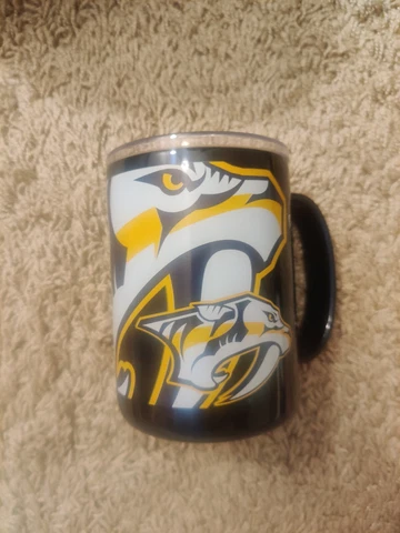 Nashville Predators 15oz Hype Stainless Steel Mug. ***Fast Shipping*** Cover