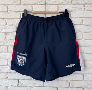 Vintage West Bromwich Albion Umbro Team Football Shorts Men's Size S - Picture 1 of 4