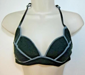 Intimately Free People Womens Small Black contrast stitch Bralette New 5069 - Picture 1 of 3