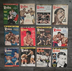 1964 The Ring Magazine All 12 Issues / Complete Set, Boxing, Ali, Liston - Picture 1 of 24