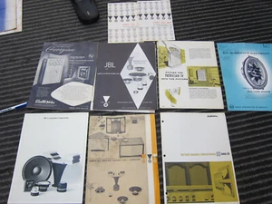 6 catálogos/descripciones vintage JBL, EV, RCA, vintage EE. UU., años 50/60 - Imagen 1 de 12