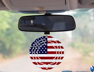 US Patriotic Flag 3inch Wind Spinner Birthday Christmas Freedom American V1 - Picture 1 of 3