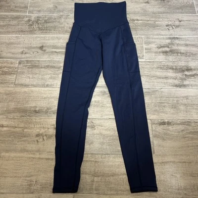 Quince Women Navy Blue Ultra Form Performance Maternity & Postpartum Legging XS - Image 1 of 4