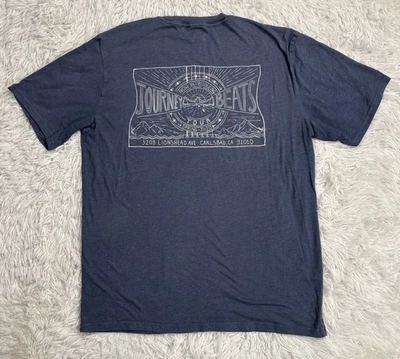 Men’s prAna Journey Beats Tour Graphic Crewneck Organic Cotton T-Shirt Size XL - Image 1 of 4