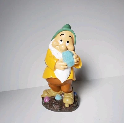 "Estatua de gnomo de jardín de 8"" de Blancanieves y siete enanitos de Disney tímida cantera de hadas '25" Foto 1 de 4