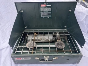 Coleman The Powerhouse Unleaded 414 Dual Fuel 2-Burner Stove USA  - Picture 1 of 12
