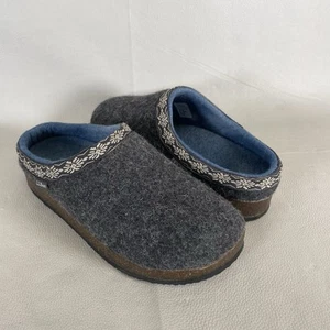 L.L. Zapatos Bean para mujer 8M gris lana sin cordones zueco casa zapatilla Fair Isle - Imagen 1 de 12