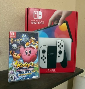 Nintendo Switch OLED And Kirby Game - Picture 1 of 1