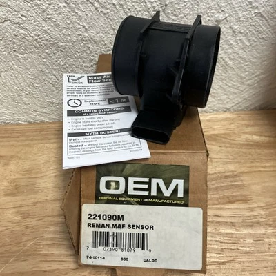 Sensor de fluxo de ar em massa BSE Siemens 221090M, 5WK9 6431 2006 Hyundai Accent Reman - Imagem 1 de 3