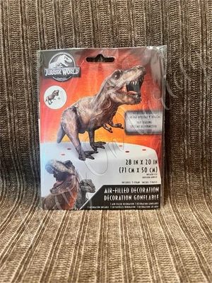 28” Official Jurassic World Dinosaur T-Rex Multi Foil Balloon Air Filled - Image 1 of 2