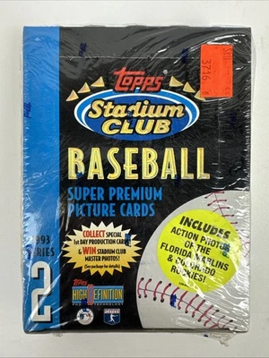 1993 Topps Stadium Club Baseball Series 2 Factory Sealed Box - Image 1 of 4