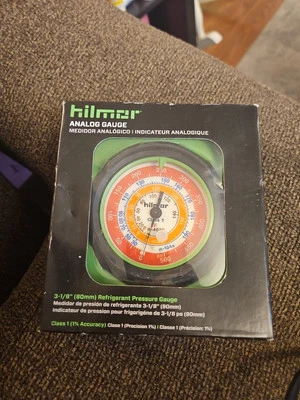 HILMOR ANALOG GAUGE 3 1/8" (80MM) REFRIGERANT PRESSURE GAGUE - Image 1 of 3