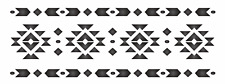 Santa Fe Border Stencil Desert Aztec Native Southwest DIY Geometric Art Signs