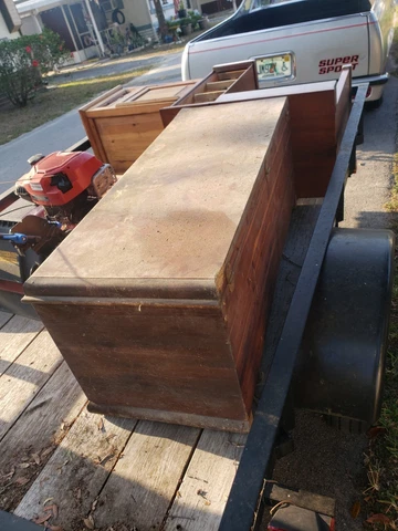 Vintage 1937 Lane Mid Century Cedar Wood Chest Trunk Storage LOCK intact Cover