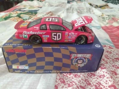 50TH ANNIVERSARY NASCAR  RACING ACTION PLATINUM SERIES 1998  LIMITED EDTION CAR - Image 1 of 4