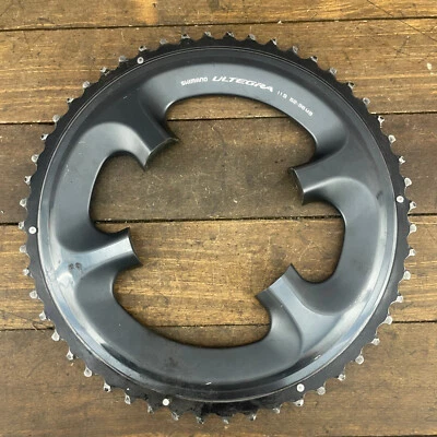 Plato Shimano Ultegra 52 dientes 110 BCD 52-36 110 4 brazos 6800 asimétrico Foto 1 de 4