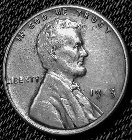 1943 Steel Penny Error / Missing 4 Cover