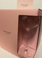 New 4-PC Kate Spade New York Lenox Larabee Balloon Wine Glasses Polka Dot 16 OZ
