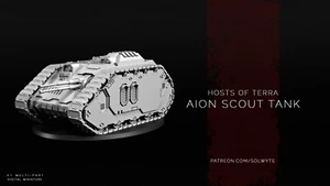 Terran Warhosts - Aion Scout Tank/TTRPG/Wargaming/Grimdark/ Solwyte - Picture 1 of 1