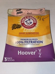 Bolsas de vacío para eliminar olores Arm & Hammer All Hoover Y & Z 67978G - Paquete de 3 - - Imagen 1 de 4