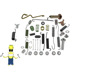 Kit completo de hardware de tambor de freno trasero para Chevy Impala 1963-1970 TODO - Imagen 1 de 1