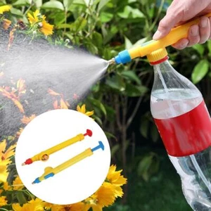 Verstellbarer Hochdruck Handsprüher Trinkflasche Spray Luft Pumpenkopf Düse/ - Bild 1 von 11