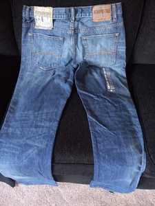 Aeropostale Jeans Bowery Slim Straight 32x32 Extra Low Teen Boys Girls New A87 - Picture 1 of 4
