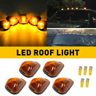 5X Amber Led Cab Rooftop Marker Light Kit For 1999-2016 Ford F250 F350 F450 F550
