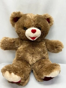 Peluche Dan Dee 19" Día de San Valentín Bronceado Corazón Nariz Oso de Peluche - Imagen 1 de 9