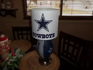 LAMPADA DA TAVOLO CALCIO DALLAS COWBOYS (ARTIGIANALE) - Foto 1 di 6