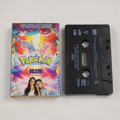 Pokemon The First Movie Music From and Inspired M2M Single Cassette Tape Rare  - Image 1 of 4